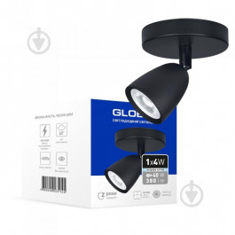 Global Светильник светодиодный GSL-01C 4100K 1x4 Вт черный