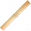 Ranok-Creative Линейка деревянная 20 см (шелкография) Ранок (103007) - зображення 1