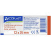 Пластир Ecoplast Пластырь медицинский НордеПласт нетканый бактерицидный 72 мм х 25 мм (4751028533457)