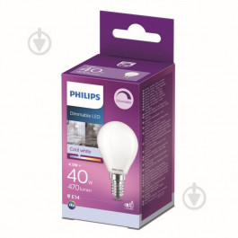 Philips LED DIM 4,5 Вт P45 прозрачная E14 220 В 4000 К 929002431366 (8718699789022)