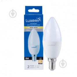 Luxray LED 9 Вт C37 матовая E14 220 В 3000 К (6941372126469)