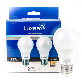 Luxray LED 2 шт/уп. 11W A60 E27 220V 4200K (LXA-442-A60-2711)