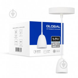 Global Светильник светодиодный GPL-01C 4100K 1x7 Вт белый