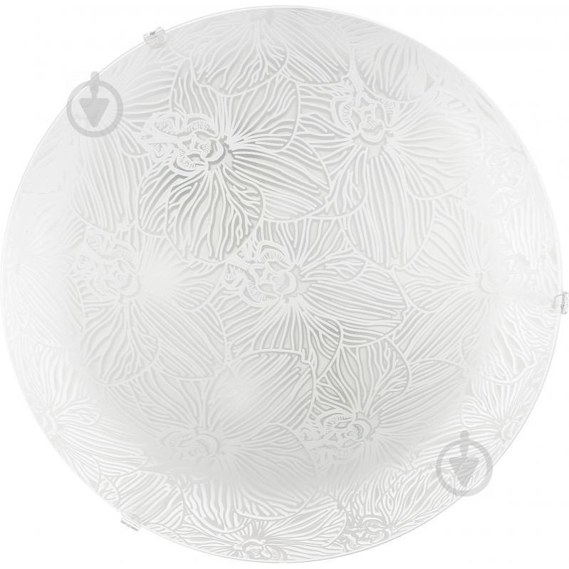 Декора Светильник настенно-потолочный НББ Орхидея 2x60 Вт E27 белый 24970 - зображення 1
