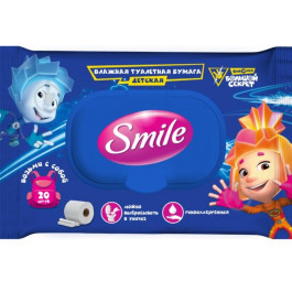 Smile Туалетная бумага влажная Фиксики 20 шт. (4823071643152)