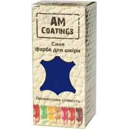 AM Coatings Краска для кожи 35 мл Синяя (4820181380441)