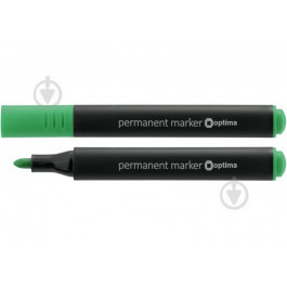 Optima Маркер  Permanent, трикутний, зелений (10) №O16118