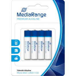 MediaRange AAA bat Alkaline 4шт (MRBAT101)