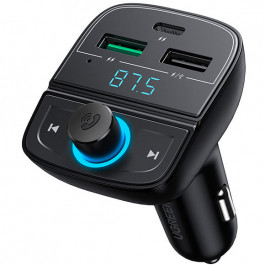 UGREEN CD229 Bluetooth Car Charger (5.0+PD+QC3.0+USB Flash Drive+TF) Black (80910)