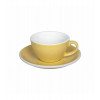 Loveramics Чашка и блюдце под кофе с молоком  Egg Flat White, 150 мл, Butter Cup (C088-130BBC) - зображення 1