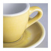 Loveramics Чашка и блюдце под кофе с молоком  Egg Flat White, 150 мл, Butter Cup (C088-130BBC) - зображення 3