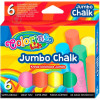  Colorino Мелки цветные Jumbo 6 мелков 6 цветов ( 65818PTR) (5907690865818)