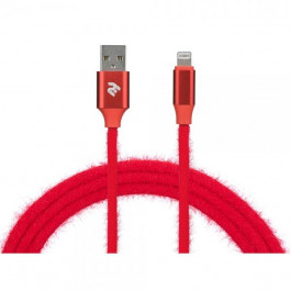 2E USB2.0 AM/Apple Lightning Red 1m (2E-CCLAC-RED)