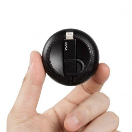 IWALK USB Cable to microUSB/Lightning Cobra Retractable 1m Black (CSC001)