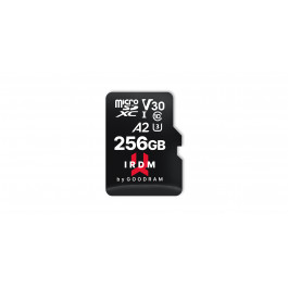 GOODRAM 256 GB microSDXC UHS I (U3) V30 A2 + SD Adapter IR-M2AA-2560R12