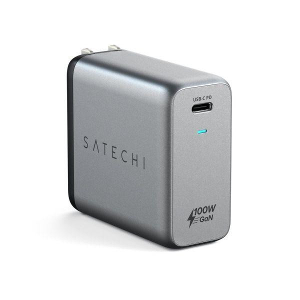 Satechi 100W USB-C PD Wall Charger Space Gray (ST-UC100WSM) - зображення 1