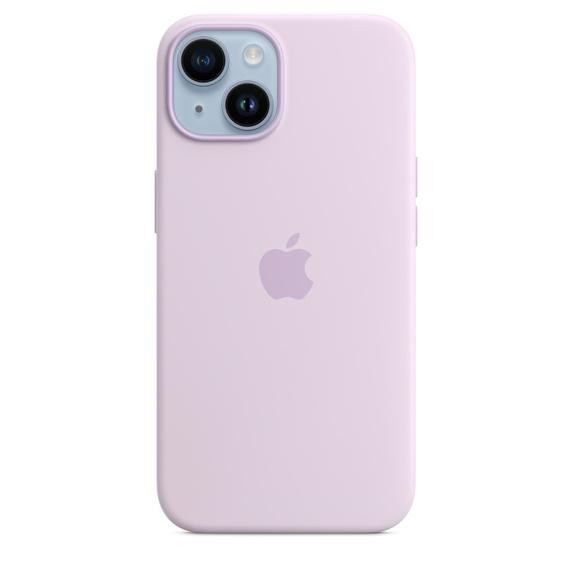 Apple iPhone 14 Silicone Case with MagSafe - Lilac (MPRY3) - зображення 1