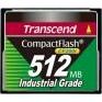 Transcend 512 MB Industrial Extended Temp CF Card x200 TS512MCF200I