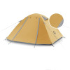 Naturehike P-Series 2P UPF 50+ Family Camping Tent NH18Z022-P, dead leaf yellow - зображення 1