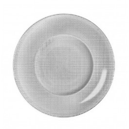 Bormioli Rocco Inca: блюдо круглое 31см. стеклянное серебро (450012MP2321911)
