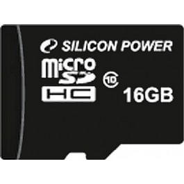 Silicon Power 16 GB microSDHC Class 10 SP016GBSTH010V10
