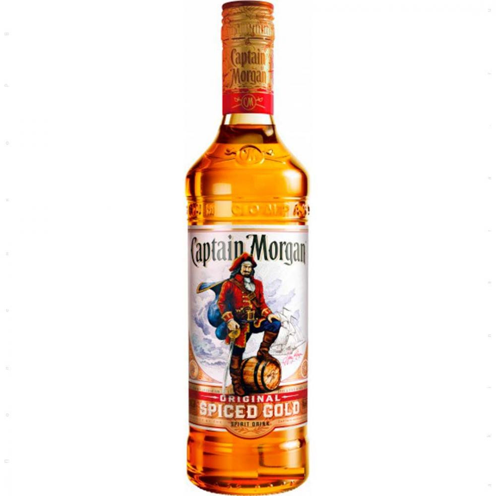 Captain Morgan Ромовый напиток Spiced Gold 0.2 л 35% (5000281025346) - зображення 1