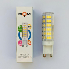 Biom LED G9 7W 3000K 220V (1370)