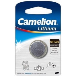 Camelion CR-1220 bat(3B) Lithium 1шт (CR1220-BP1)