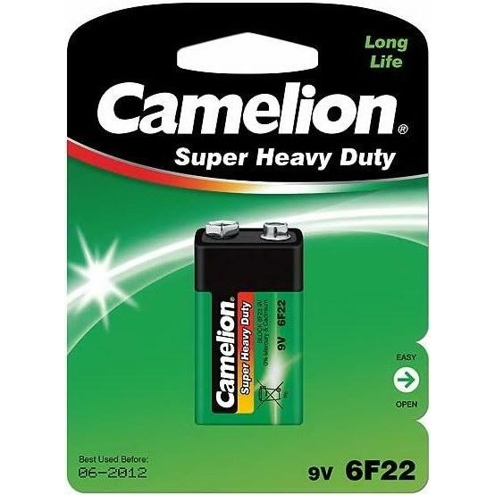 Camelion Krona bat Zinc-Carbon 1шт Green Series (6F22-BP1G) - зображення 1