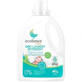 Ecolunes Гіпоалергенний рідкий органічний гель для прання дитячого одягу  (без запаху) 1 л (E0223)