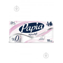 Papia Туалетная бумага  четырехслойная 16 шт. (8690536024353)