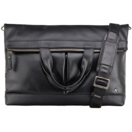 Visconti Чёрная мужская сумка для ноутбука  TC74 BLK - Axe