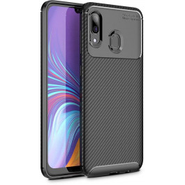 TOTO TPU Carbon Fiber 1,5mm Case Samsung Galaxy A20/A30 Black (F_87149)