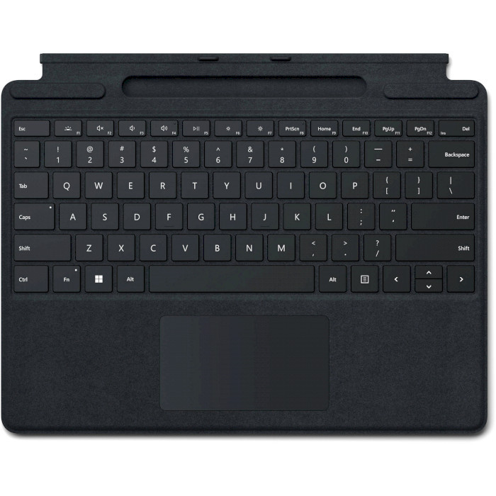 Microsoft Surface Pro Signature Keyboard Cover with Fingerprint Reader Black (8XF-00001, 8XG-00005) - зображення 1