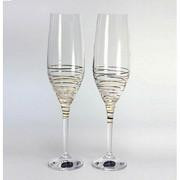 Crystalex Набор бокалов для шампанского Viola 190мл 40729/190/M8441