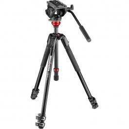Manfrotto 500 Fluid Video Head with 190X Video Aluminum Tripod