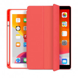 BeCover Tri Fold Soft TPU з кріпленням Apple Pencil Apple iPad 10.2 2019/2020/2021 Red (706748)