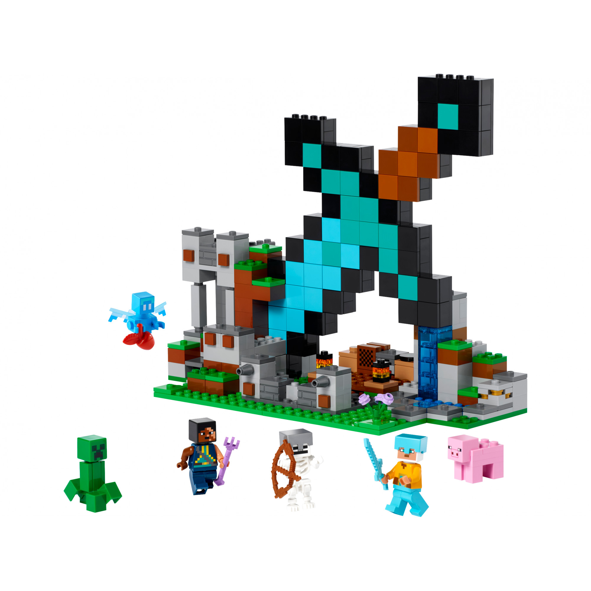 LEGO Minecraft Форпост з мечем (21244) - зображення 1
