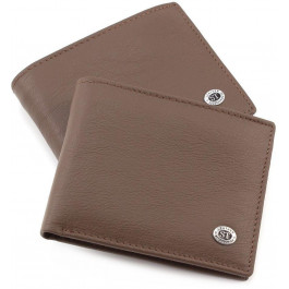 ST Leather Коричневый мужской бумажник на магнитах  (18805) (ST1 Coffee)