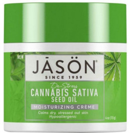 Jason Natural Анти-стресс ультраувлажняющий крем  для сухой кожи с маслом семян конопли 113 г (078522050049)