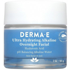 Derma E Ночное ультраувлажняющее щелочное средство для лица  с гиалуроновой кислотой 56 г (030985004557)