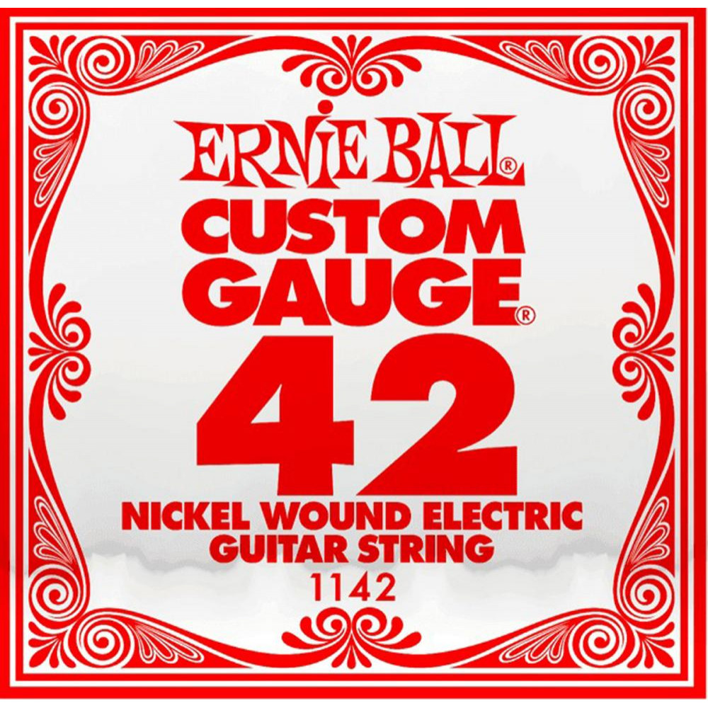 Ernie Ball Струна 1142 Nickel Wound Electric Guitar String .042 - зображення 1