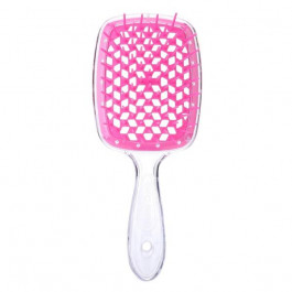 Hollow Comb Гребінець для волосся  Superbrush Plus Transparent Pink
