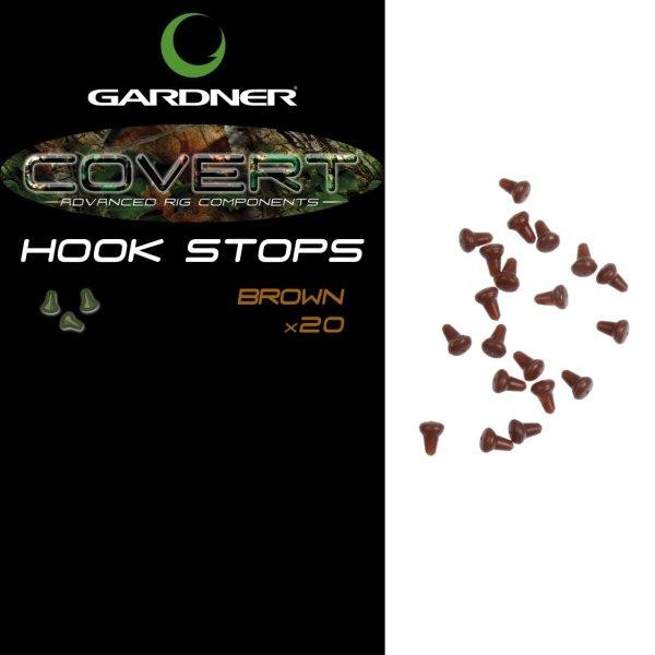 Gardner Стопор на крючок Covert Hook Stops Brown 20шт (CHSB) - зображення 1