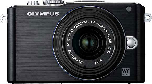 Olympus PEN E-PL3 kit (14-42mm) Black - зображення 1