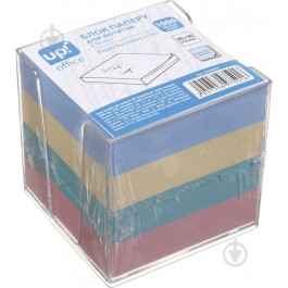 UP! Блок паперу 90х90 мм 1000 аркушів мікс кольорів у боксі ! (Underprice)