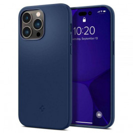 Spigen iPhone 14 Pro Max Silicone Fit Navy Blue with MagSafe (ACS04847)