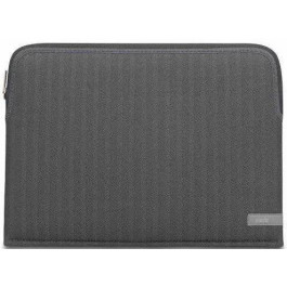 Moshi Pluma Designer Laptop Sleeve for MacBook Pro 15/16" Herringbone Gray (99MO104055)