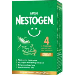 Nestle Сухая молочная смесь  Nestogen 4 из лактобактериями L. Reuteri, от 18 месяцев, 600 г