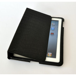 EGGO Croco Ultarslim iPad 2/3/4 черный